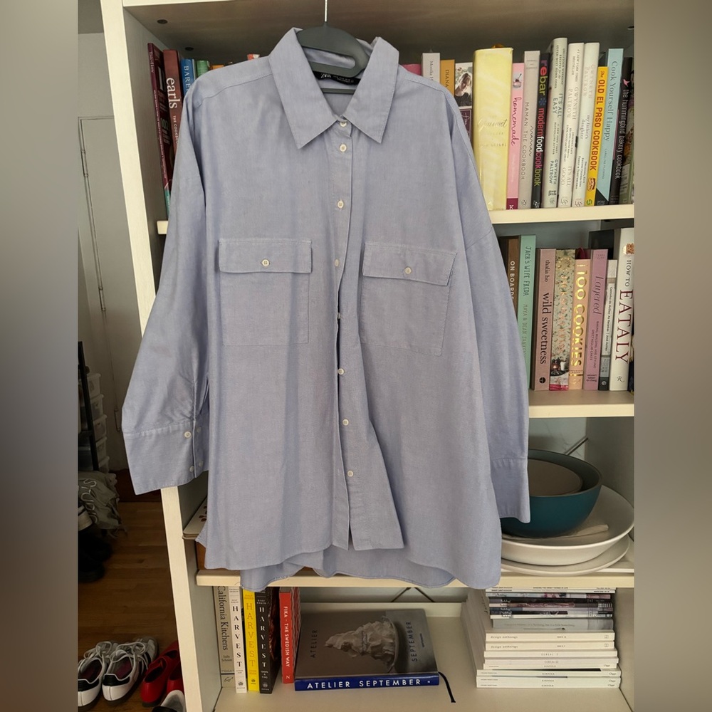 ZARA Oxford Blouse